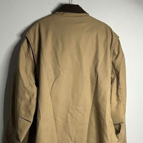 ORVIS Canvas Barn Jacket Men’s XL Color:Brown With Quilted Lining - Picture 8 of 8